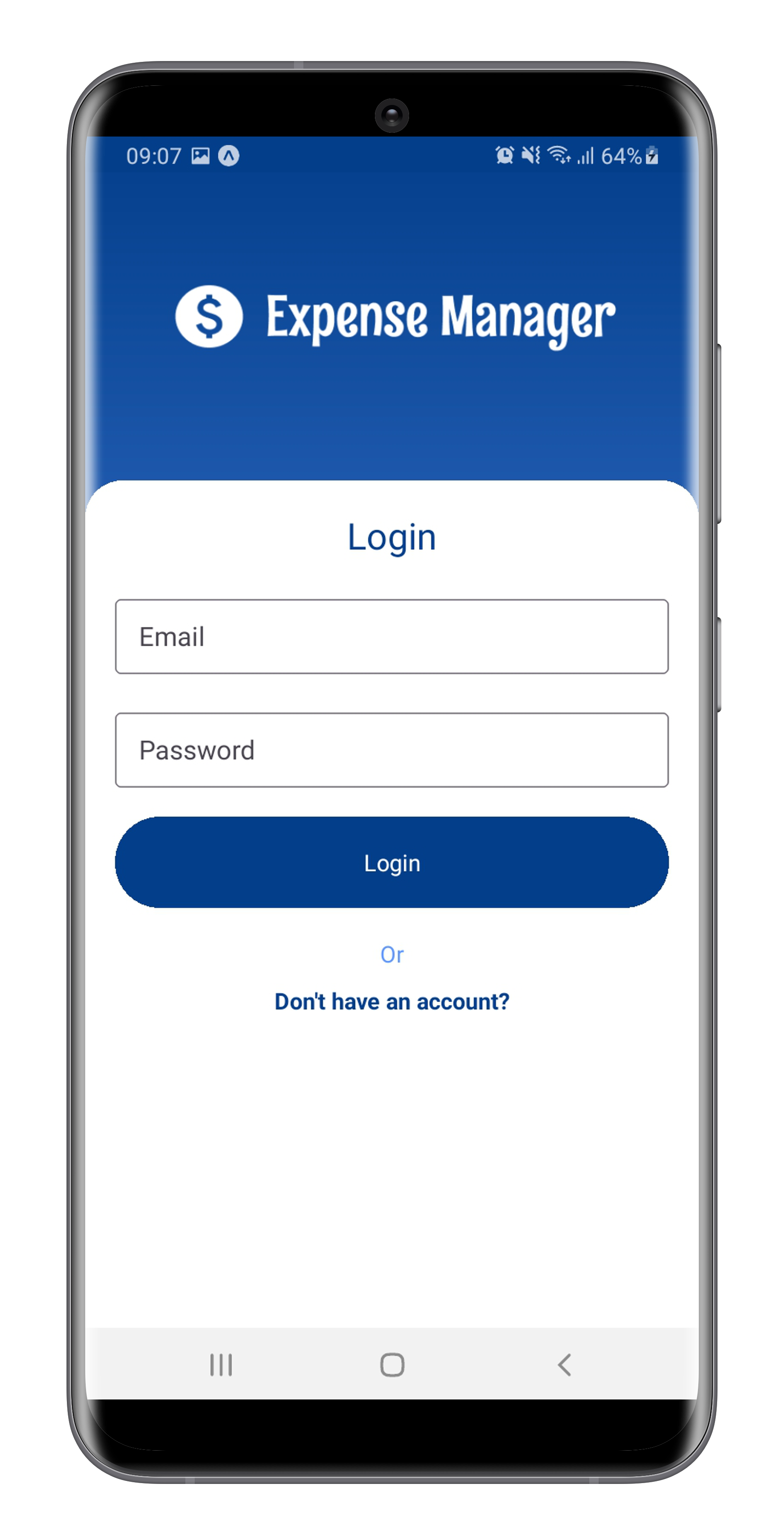 Expense Manager login
